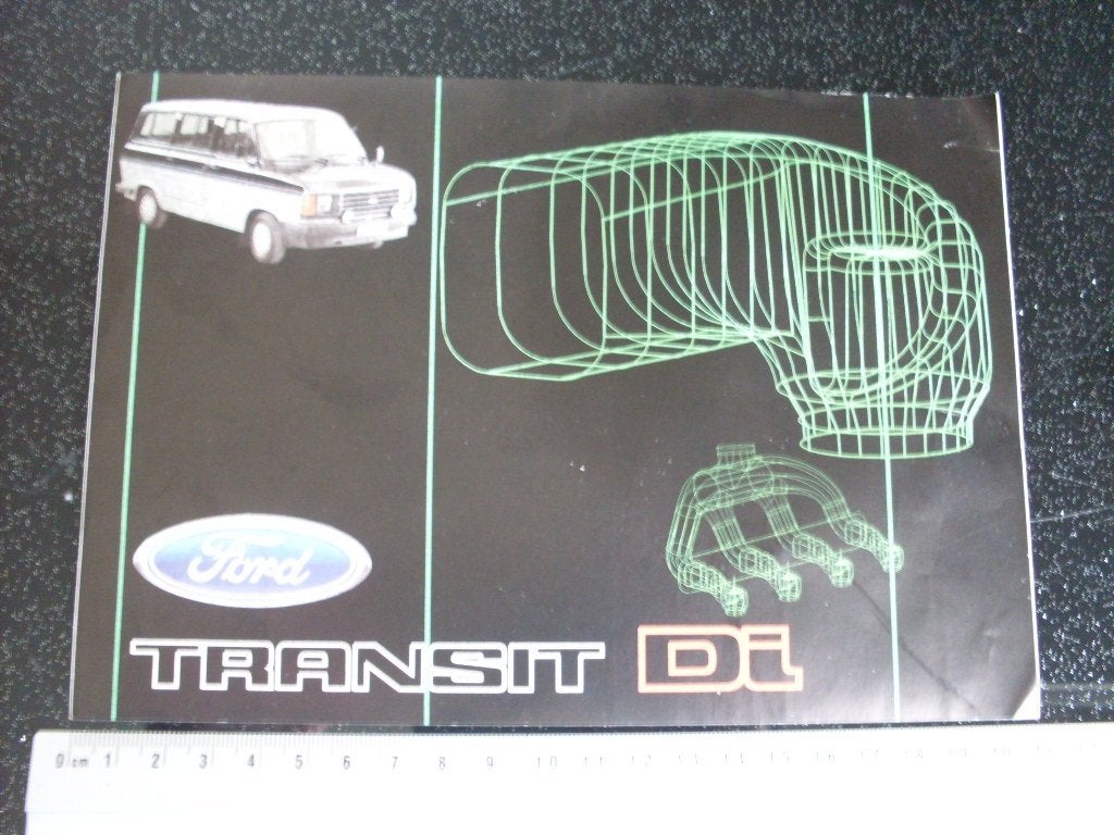 sticker Ford transit Di logo, Verzenden, Zo goed als nieuw, Auto of Motor