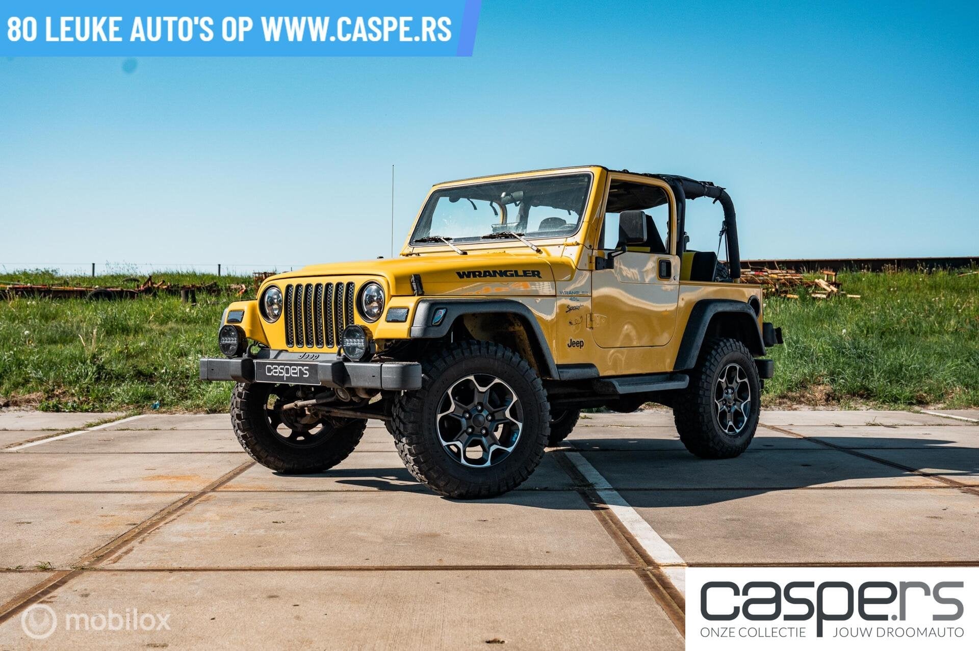 Jeep Wrangler 4.0i Sahara incl. Hardtop | Lift-Kit | CarPlay, Auto's, Jeep, Stof, Gebruikt, Zwart, 192 pk