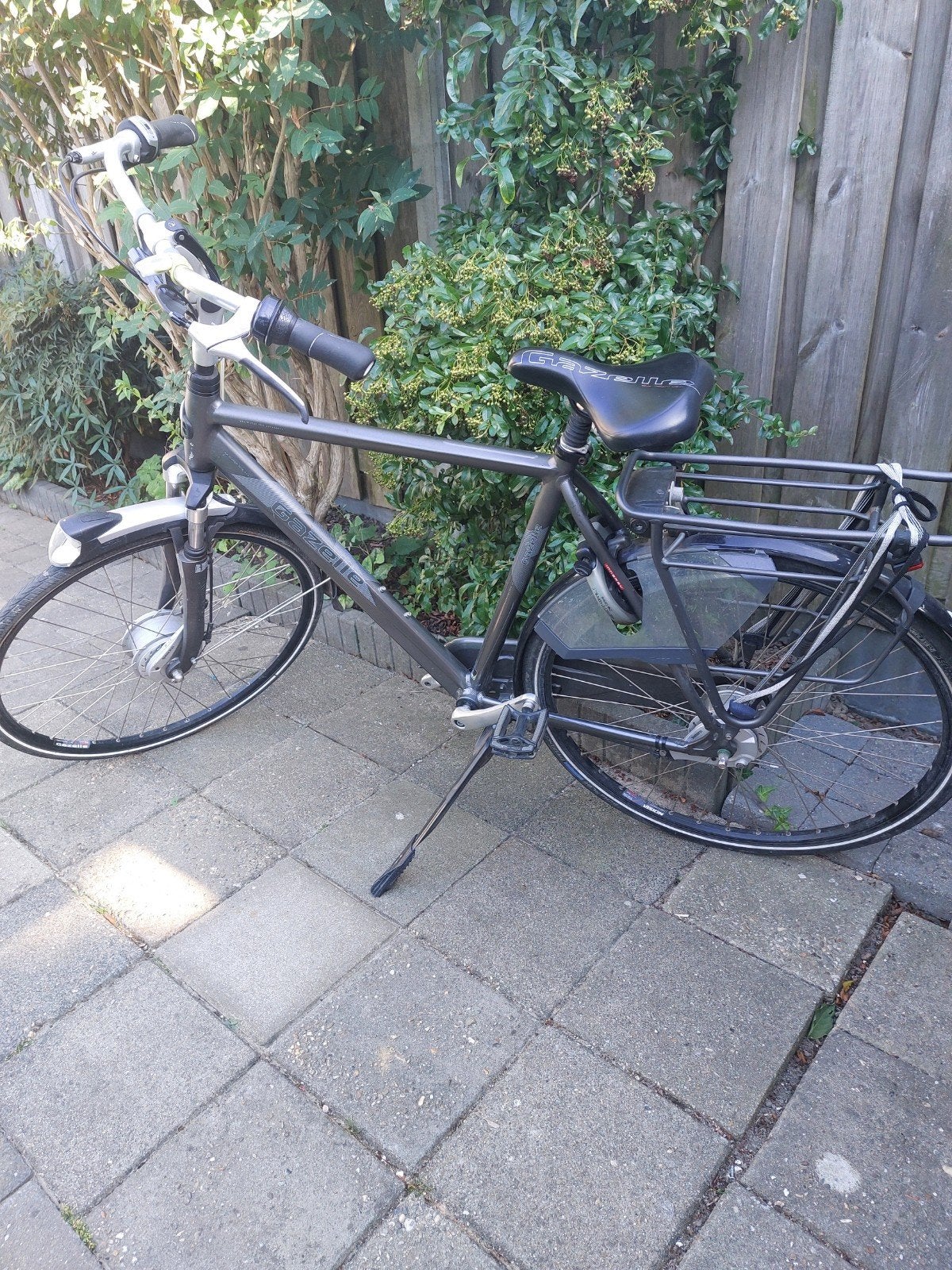 Gazelle hij heeft 8 versnellingen kleur antraciet, Fietsen en Brommers, Fietsen | Heren | Herenfietsen, Ophalen, Versnellingen
