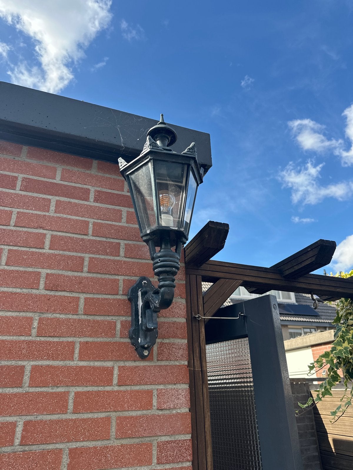 Klassieke buitenlamp - Wandlamp voor sfeervolle verlichting, Ophalen, Gebruikt, Minder dan 50 watt, Wandlamp