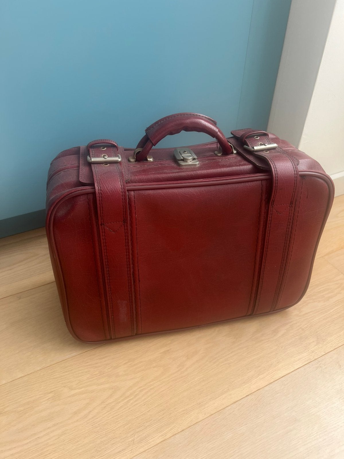 Retro koffertje, Gebruikt, Slot, Ophalen of Verzenden, Minder dan 35 cm
