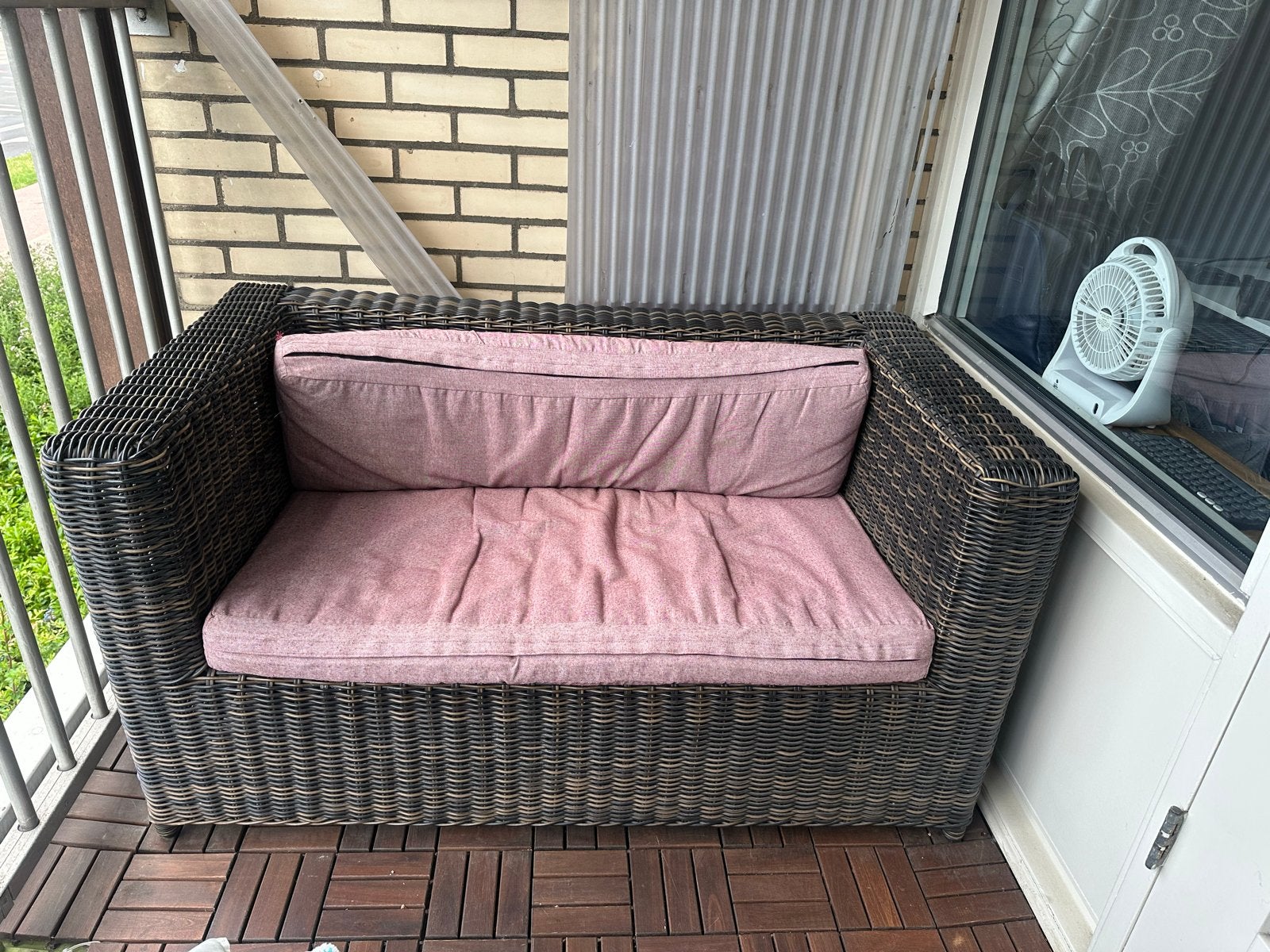 Balcony Sofa, Gebruikt, 150 tot 200 cm, Tweepersoons, Ophalen of Verzenden
