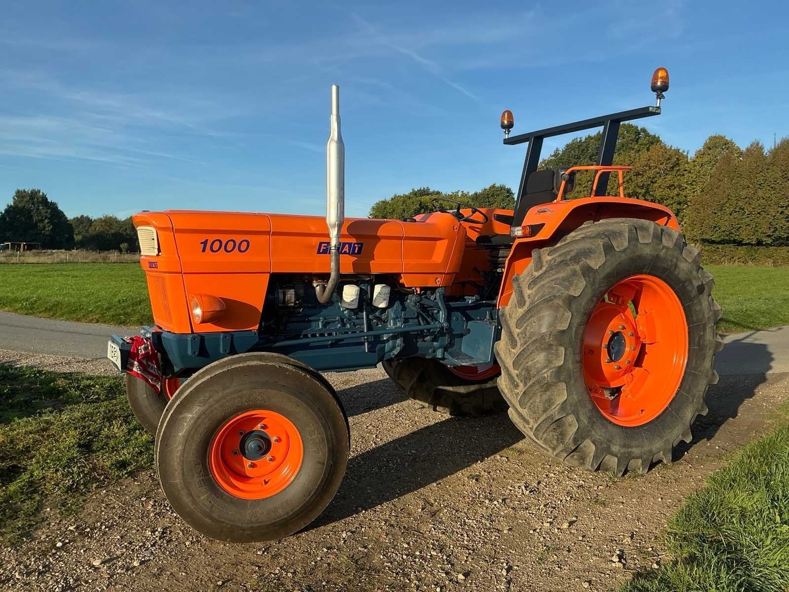 1972 Fiat 1000 Tweewielaangedreven landbouwtractor, Gebruikt, Fiat