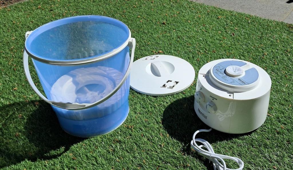camping wasmachine, Ophalen, Zo goed als nieuw