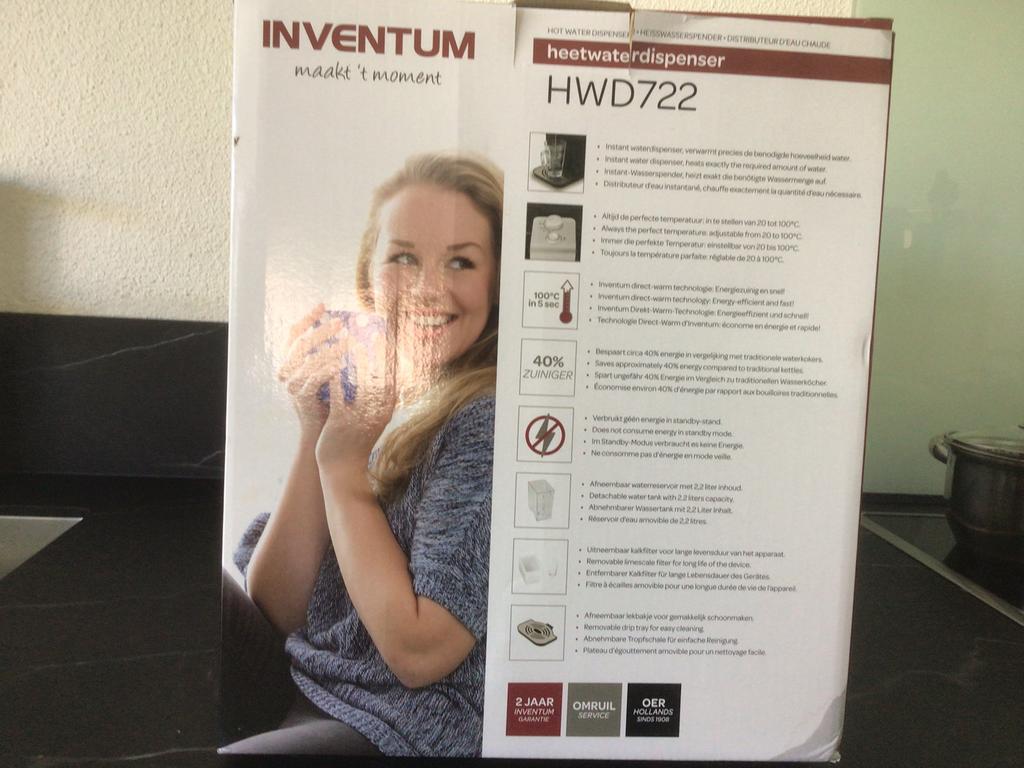 Inventum heetwaterdiepenser, Ophalen, Zo goed als nieuw
