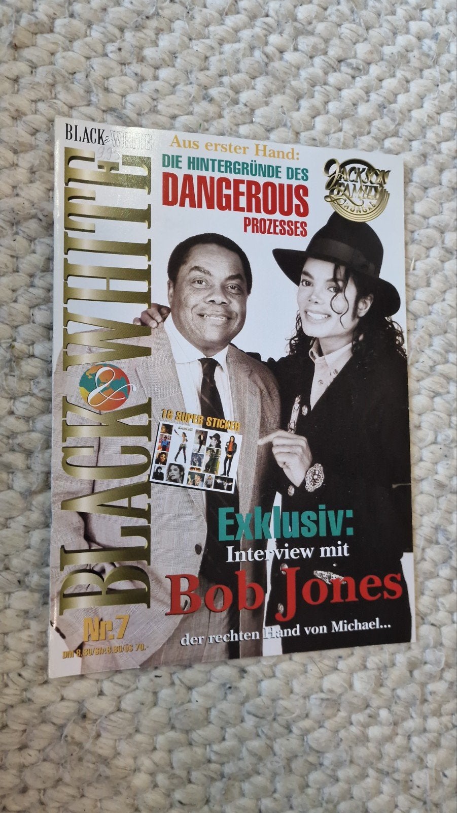 Michael Jackson Collector Magazine - Black & White Nr. 7, Verzenden
