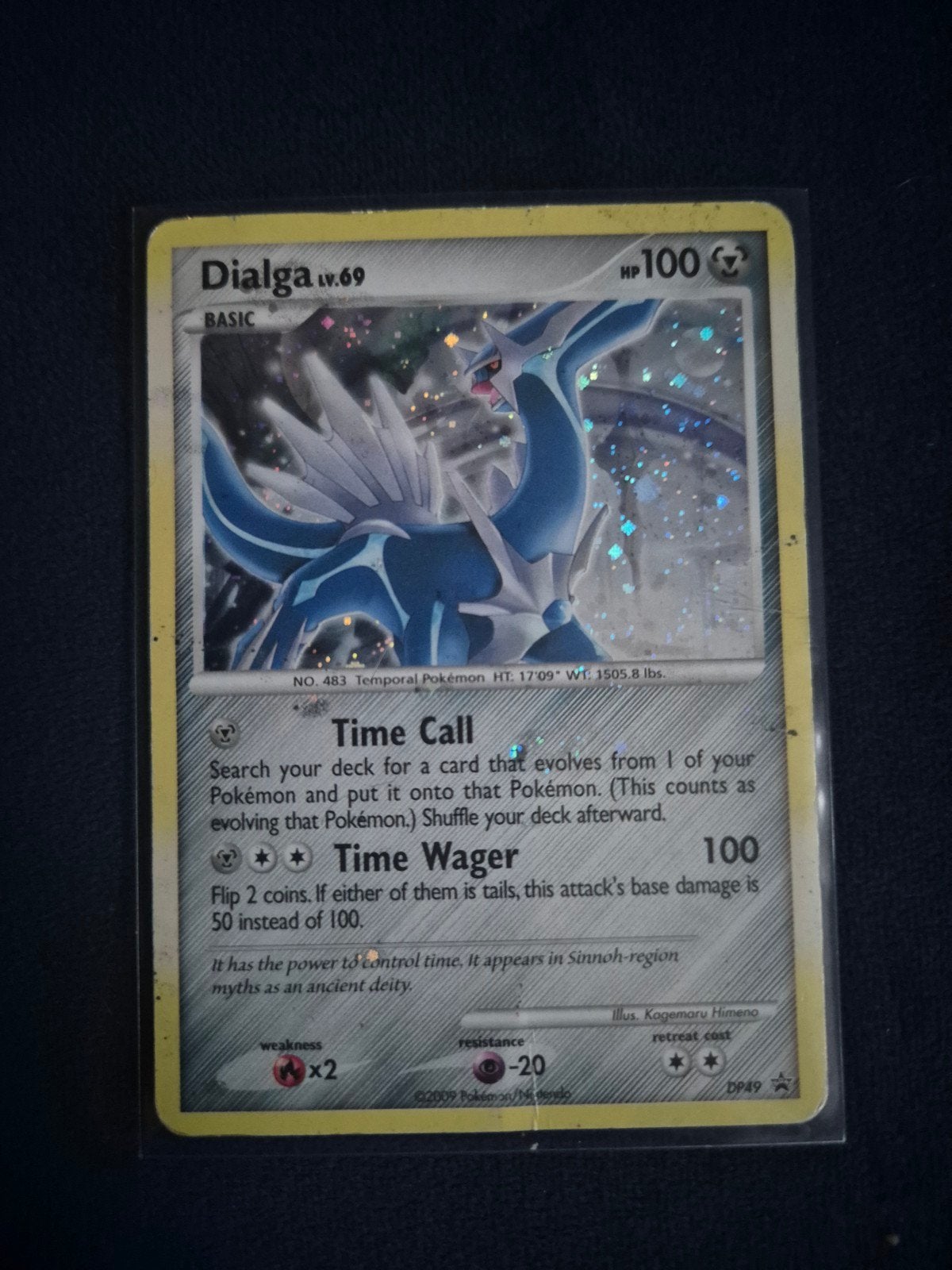 dialga dp49, Hobby en Vrije tijd, Verzamelkaartspellen | Pokémon, Ophalen of Verzenden, Gebruikt