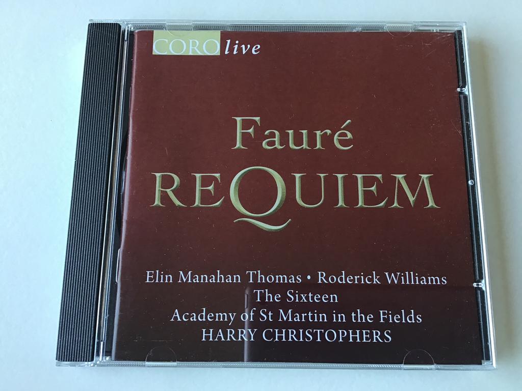Mozart vespers & Fauré Requiem Harry Christophers, Ophalen of Verzenden, Classicisme, Zo goed als nieuw, Vocaal
