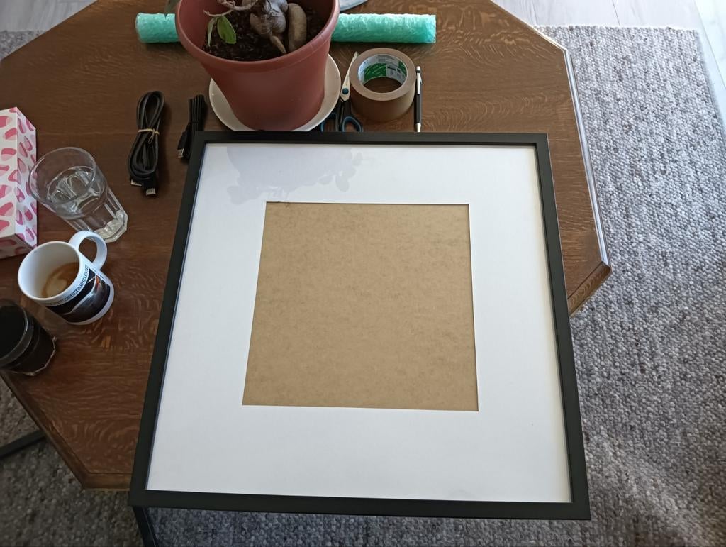 Fotolijst, Ophalen, 50 tot 75 cm, Zo goed als nieuw, 50 tot 75 cm