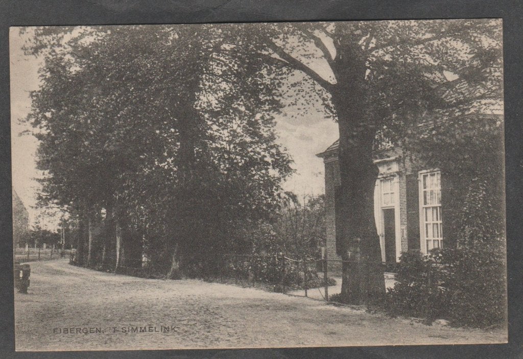 eibergen ,t simmelink, Verzenden, 1920 tot 1940, Ongelopen, Gelderland