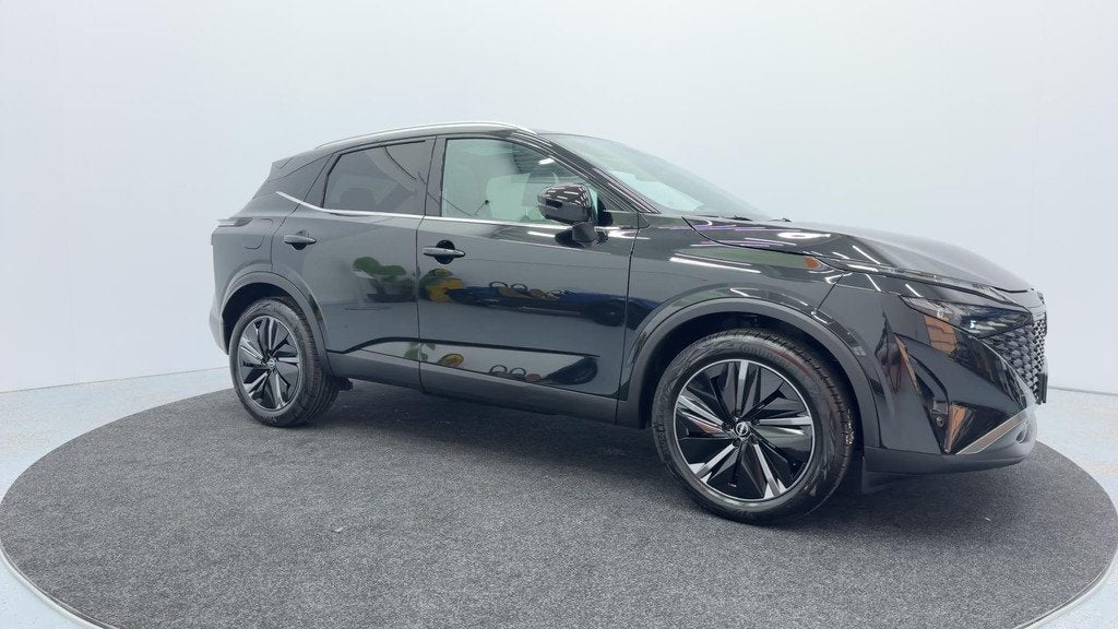 Nissan Qashqai 1.3 MHEV Xtronic Tekna Luxe crossover met top, Auto's, Nissan, Euro 6, 4 cilinders, Met garantie (alle), Zwart