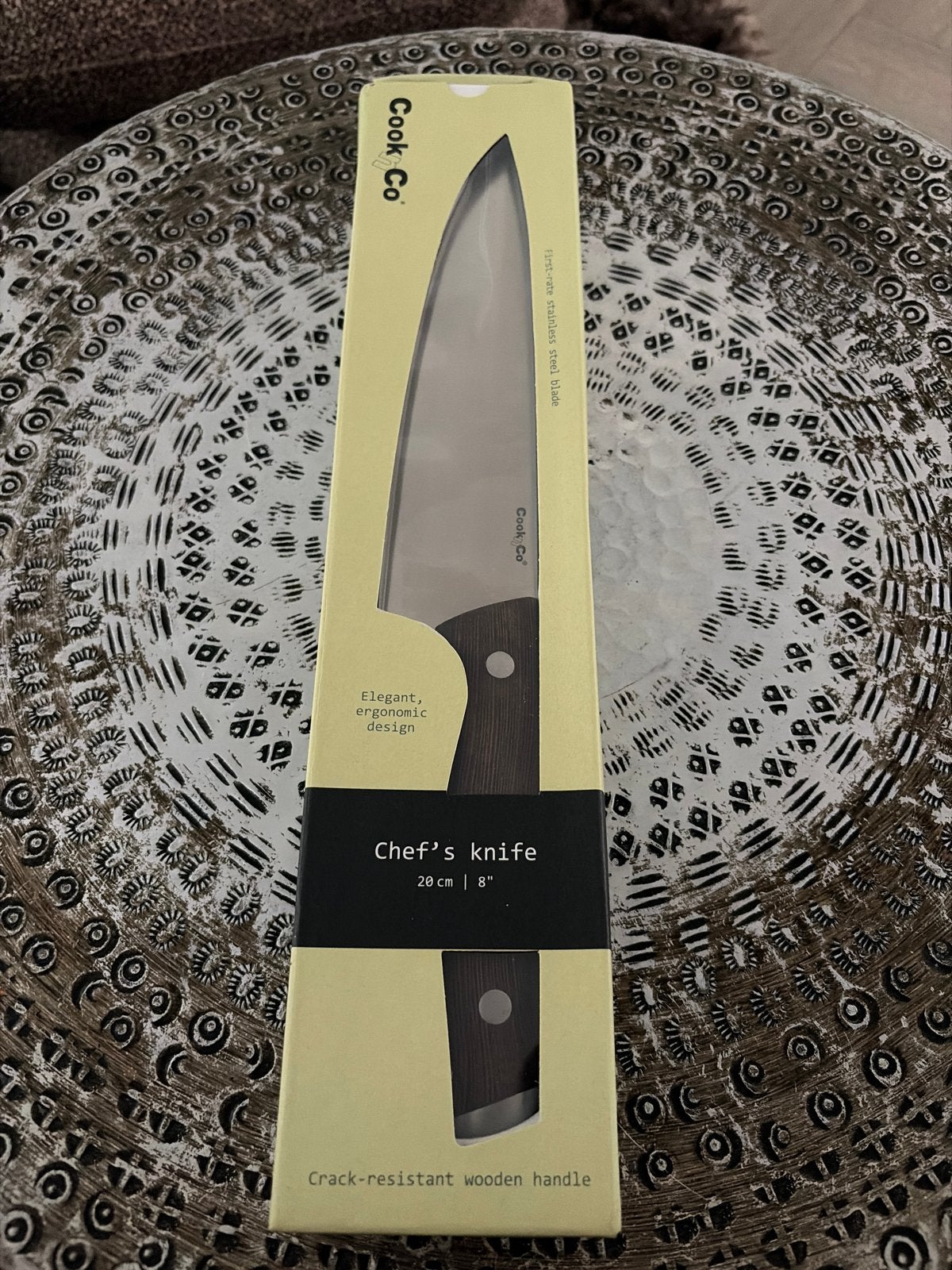 Cook Co Chef's mes 20 cm - Nieuw in verpakking, Overige typen, Verzenden, Nieuw, Metaal