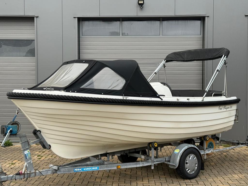 Oud Huijzer 510 | Suzuki 15PK | PEGA Trailer | Complete set!, Ophalen, Tender, Gebruikt, 15 pk