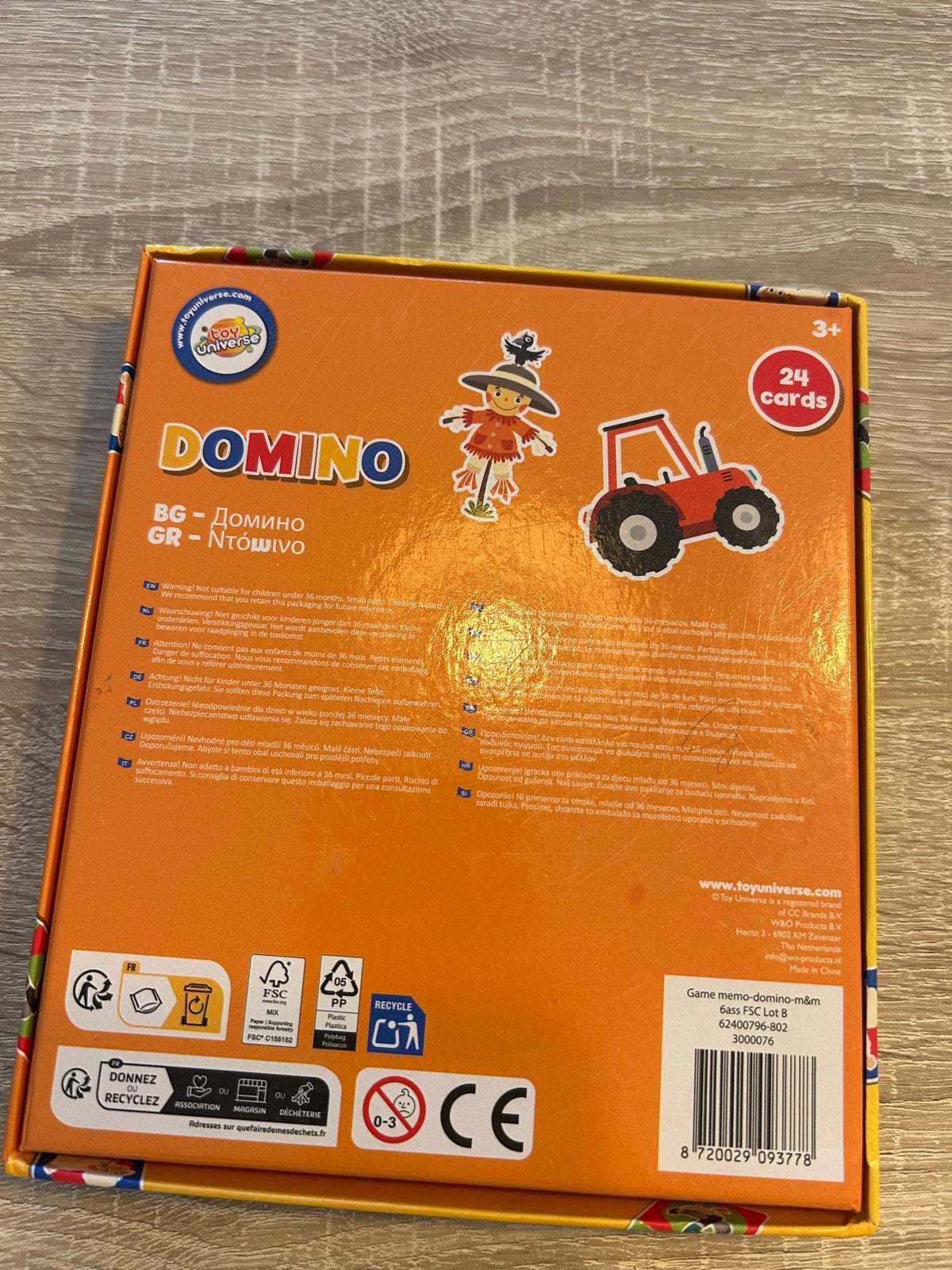 Domino spel voor kinderen - Boederij thema, Ophalen, Zo goed als nieuw, Overige typen