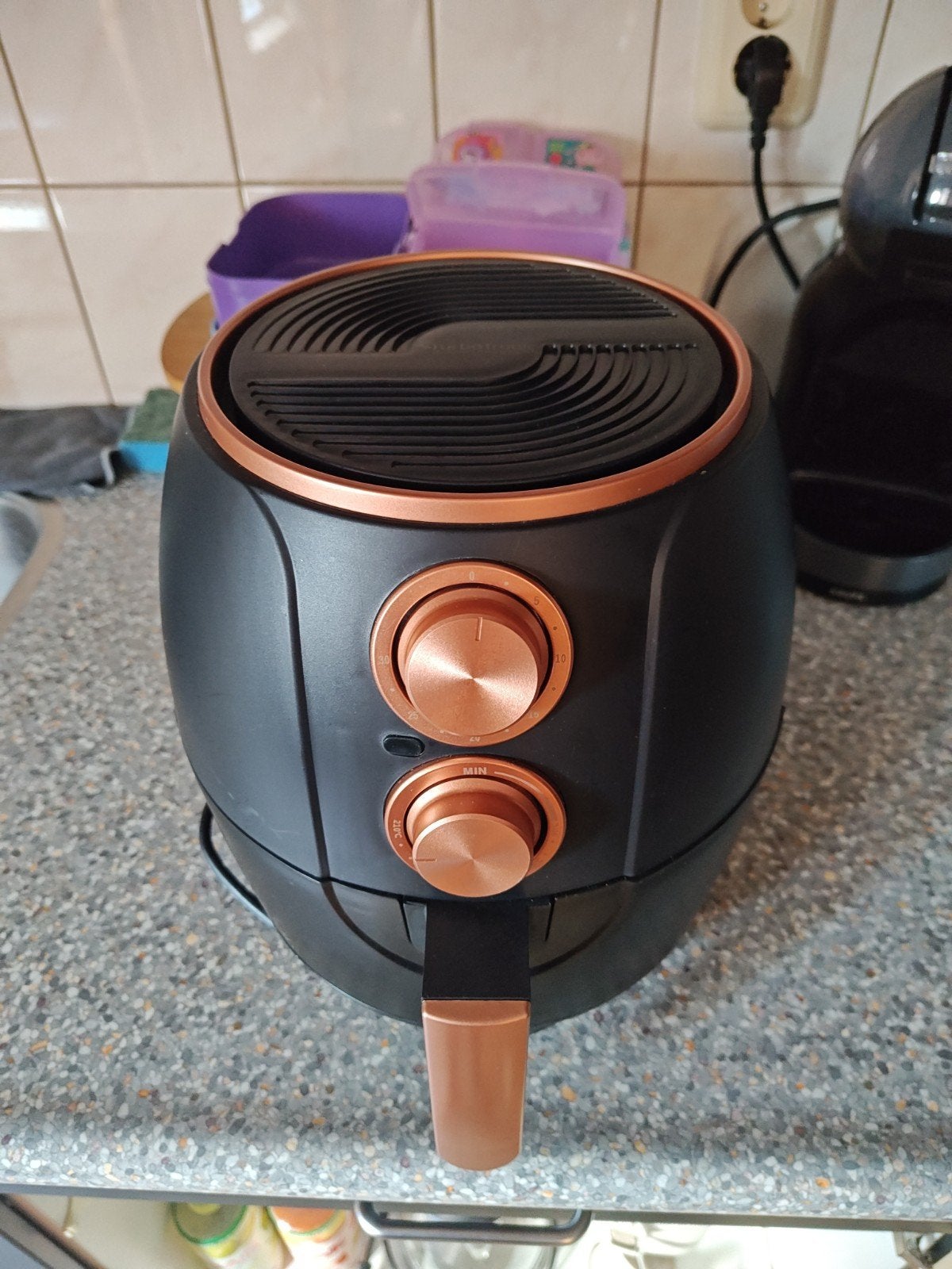 Airfryer Turbotronic, Witgoed en Apparatuur, Airfryers, Ophalen, Zo goed als nieuw, Airfryer