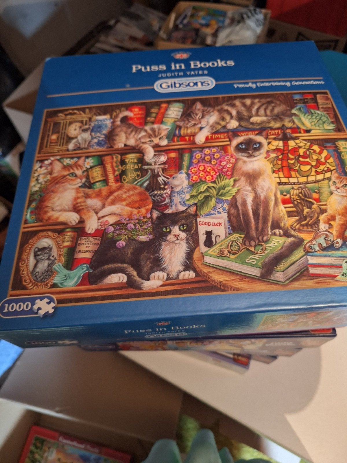 Poesen puzzel 1x gemaakt compleet, Ophalen, 500 t/m 1500 stukjes, Zo goed als nieuw