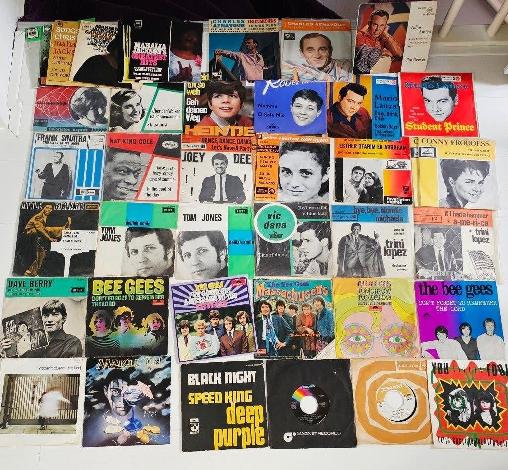 partij singles (44 stuks in goede staat), Ophalen of Verzenden, Gebruikt, 7 inch, Pop