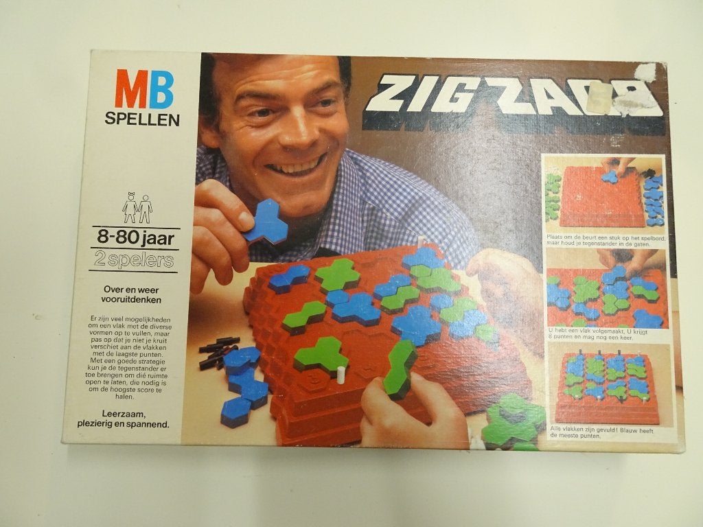 Zig zago, Een of twee spelers, Ophalen of Verzenden, Gebruikt, MB Spellen