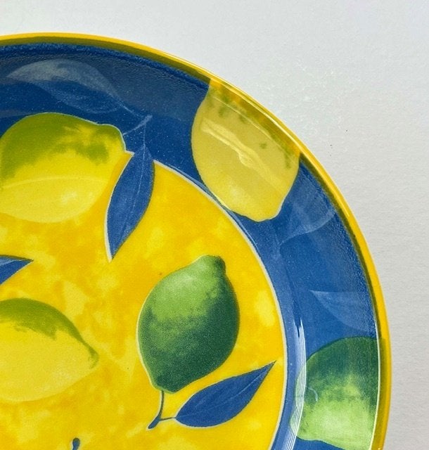 Faience ligne Hôtesse diep bord soepbord citroenen, Ophalen of Verzenden