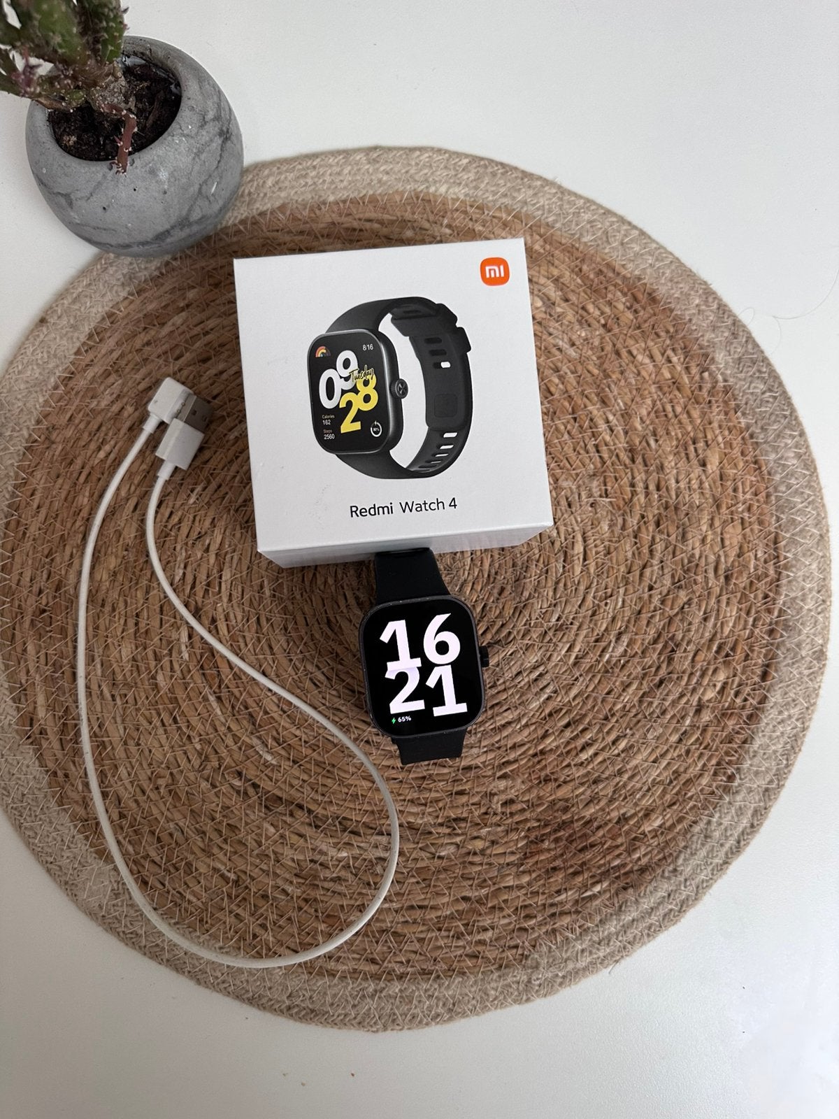 Xiaomi Redmi Watch 4 – Smartwatch met AMOLED-display, Sieraden, Tassen en Uiterlijk, Bedels, Ophalen of Verzenden, Zo goed als nieuw