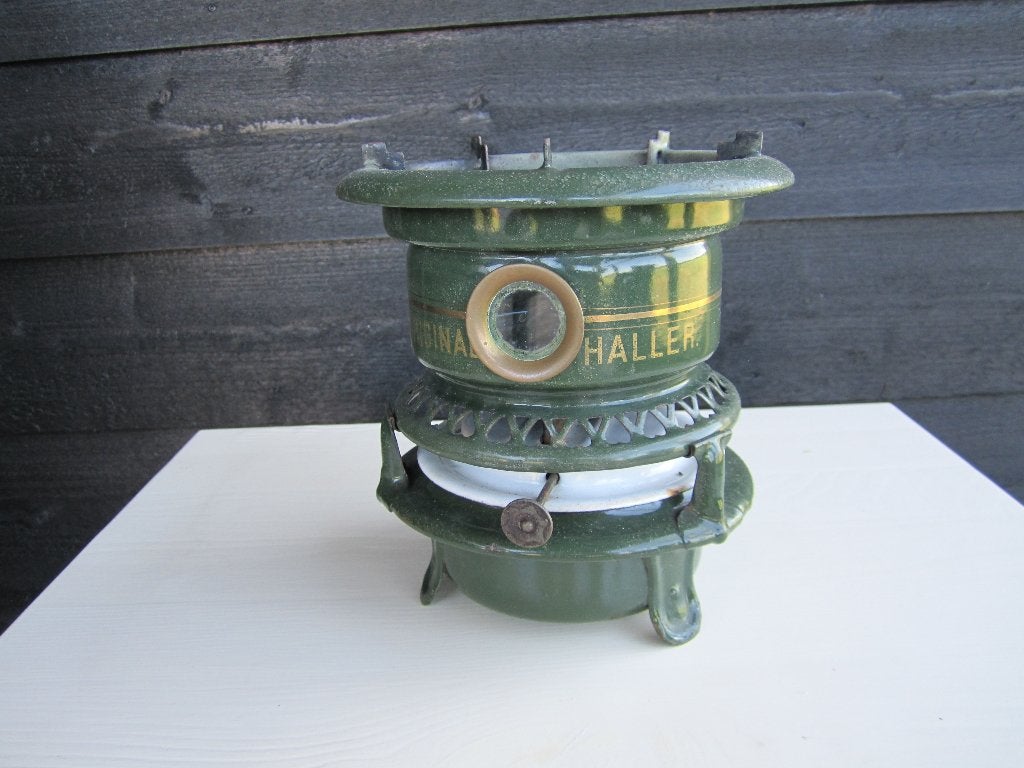 Petroleumstel Merk: Haller 1 pits, Ophalen, Gebruikt
