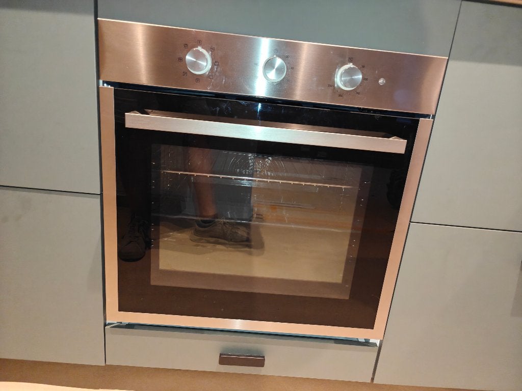 Oven te koop, Witgoed en Apparatuur, Ovens, Ophalen, Hete lucht, IKEA, 60 cm of meer