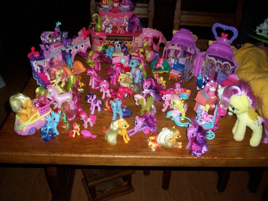 Kist met Veel My Little Pony, Ophalen, Gebruikt