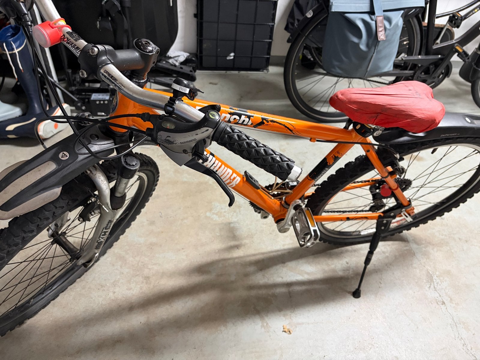 Bianchi Thunder kinder mountainbike - Oranje 26 inch, Gebruikt, Hardtail, Schijfrem, Ophalen