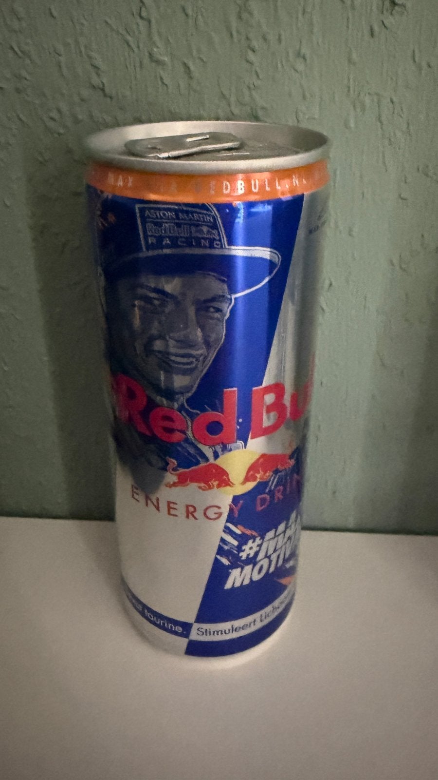 Max verstappen Editie 4 Redbull blikje zeldzaam, Ophalen of Verzenden, Nieuw, Formule 1
