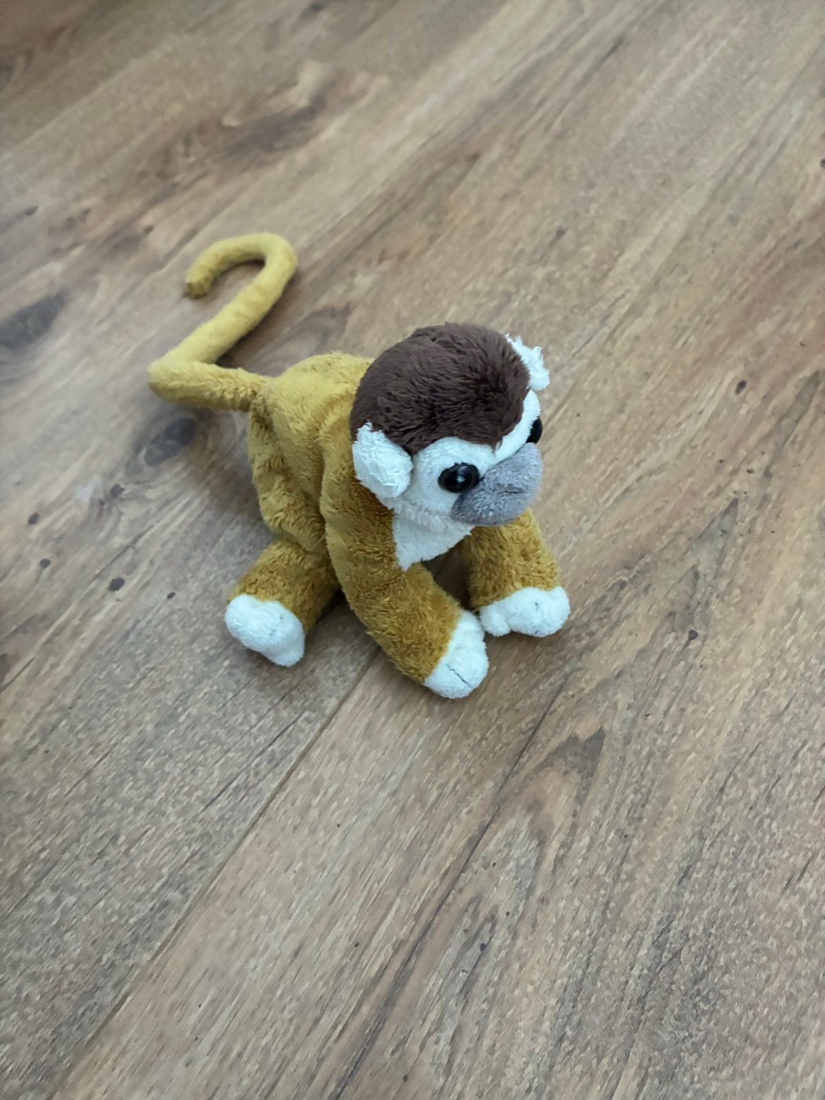 Doodskopaapje knuffel - Zo goed als nieuw - Apenheul, Ophalen of Verzenden, Zo goed als nieuw, Bruin, Aap
