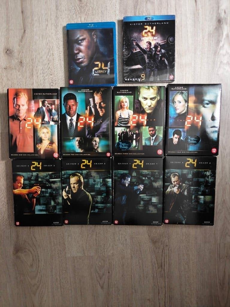 24 DVD/Blu Ray Collectie, Cd's en Dvd's, Blu-ray, Engels, Nederlands, Actie, Ophalen of Verzenden