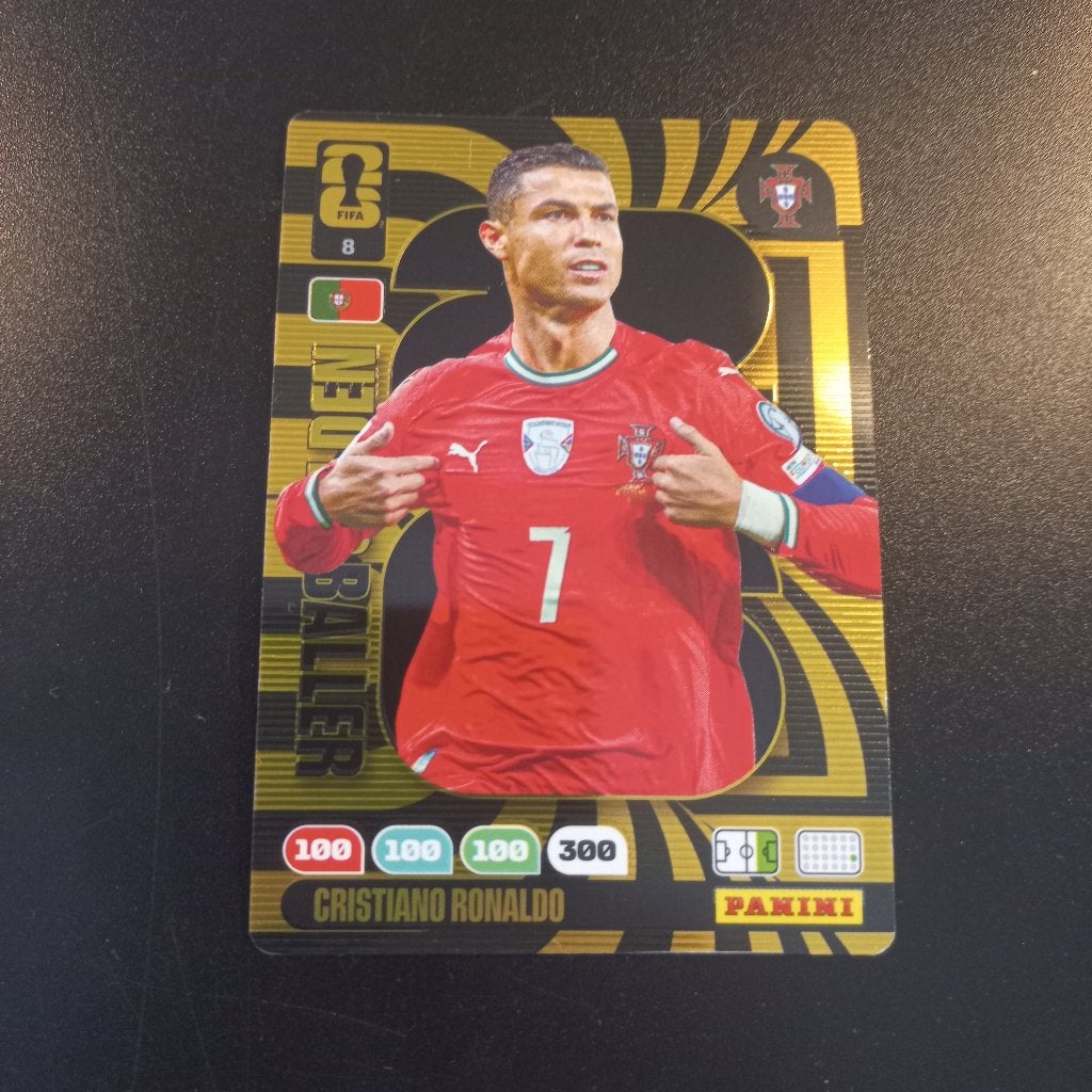 Cristiano Ronaldo #008 Golden Baller FIFA World Cup 2026, Ophalen of Verzenden, Zo goed als nieuw, Buitenlandse clubs, Poster, Plaatje of Sticker
