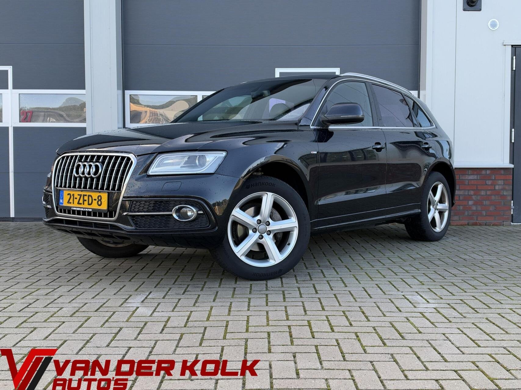 Audi Q5 2.0 TFSI quattro S Edition Automaat | Leder | LED |, Auto's, Gebruikt, 4 cilinders, Zwart, Bedrijf