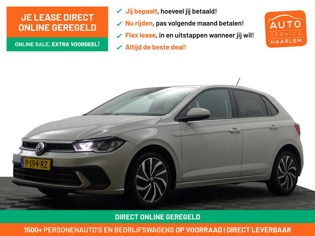 Volkswagen Polo 1.0 TSI Life Advanced- Nieuw Model, Virtual, Auto's, Stof, Gebruikt, 580 kg, Met garantie (alle)