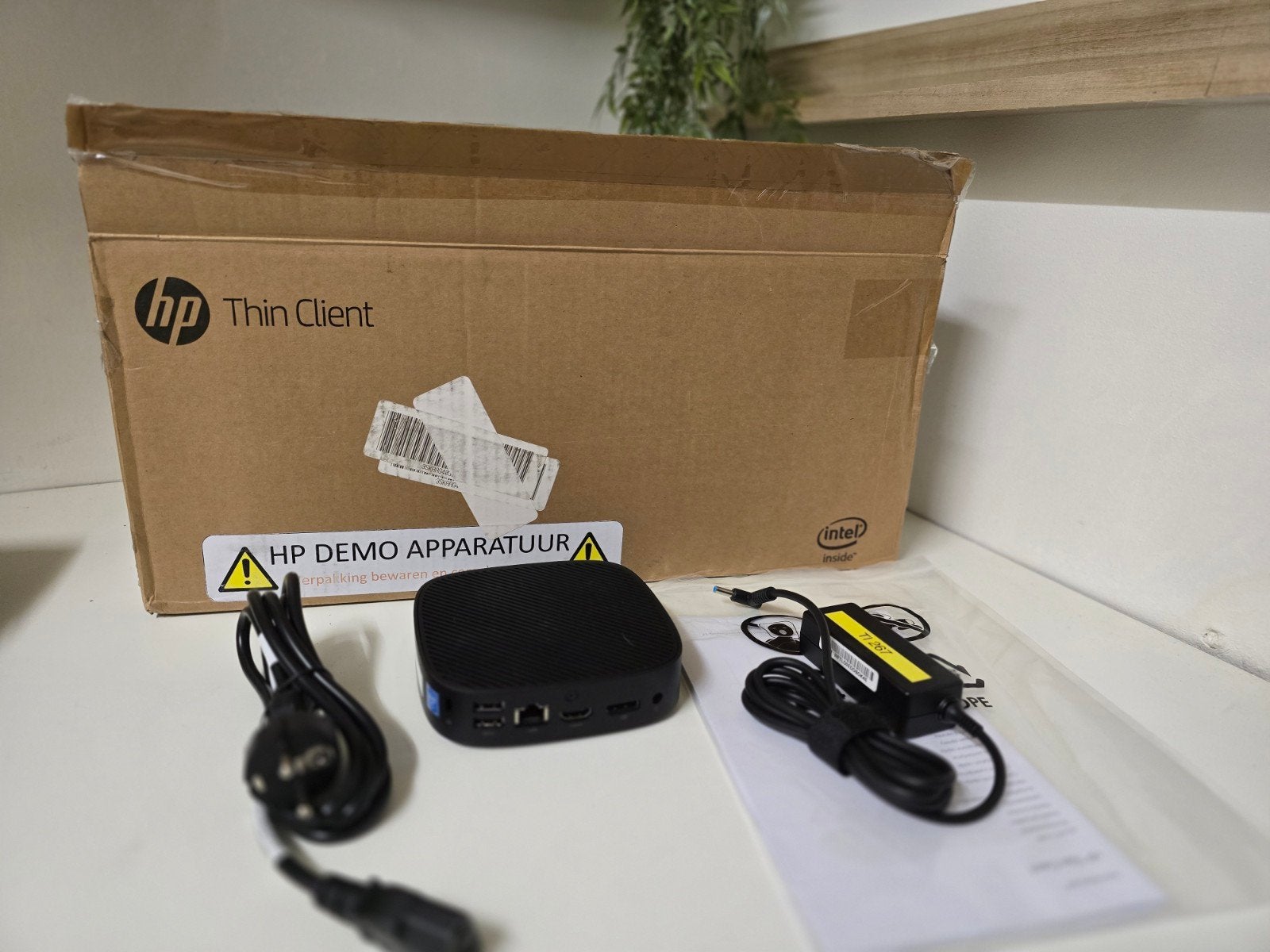 2 keer HP T430 Thinclient compleet in doos - 4GB ram - SSD, Hobby en Vrije tijd, Elektronica-componenten, Ophalen of Verzenden