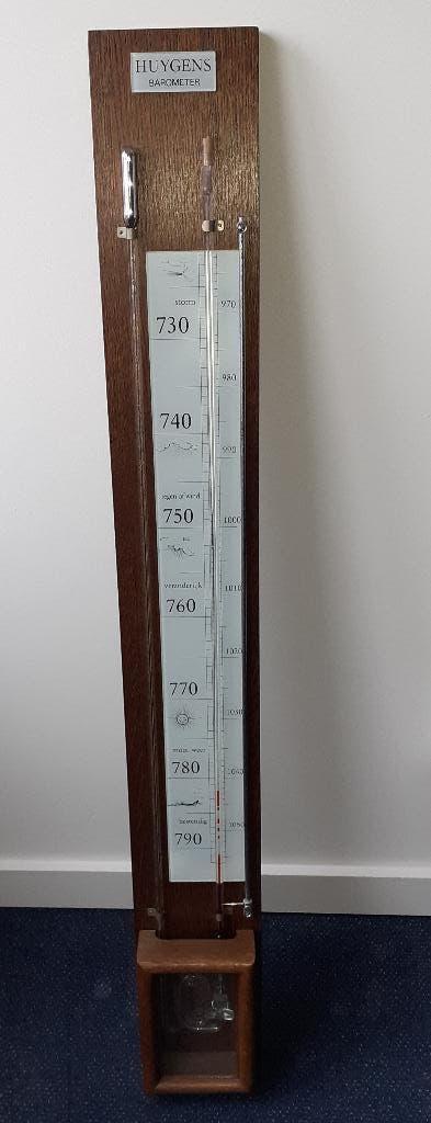 Huygens barometer, Audio, Tv en Foto, Weerstations en Barometers, Ophalen, Gebruikt, Barometer