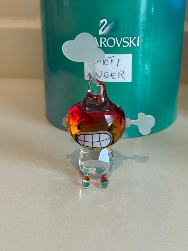 Swarovski lovlots emoti Anger, Ophalen of Verzenden, Zo goed als nieuw, Figuurtje
