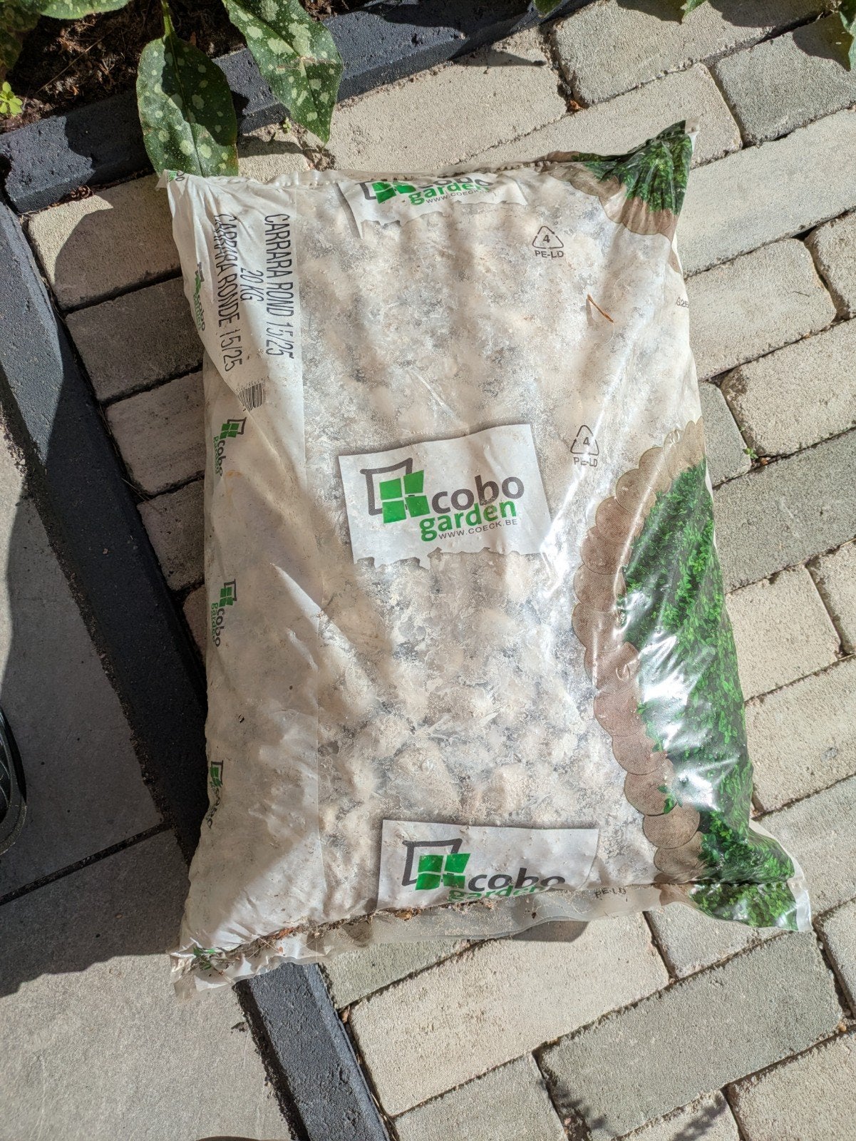 Zak wit grind 20 kg 15/25, Ophalen, Nieuw, Wit, Grind
