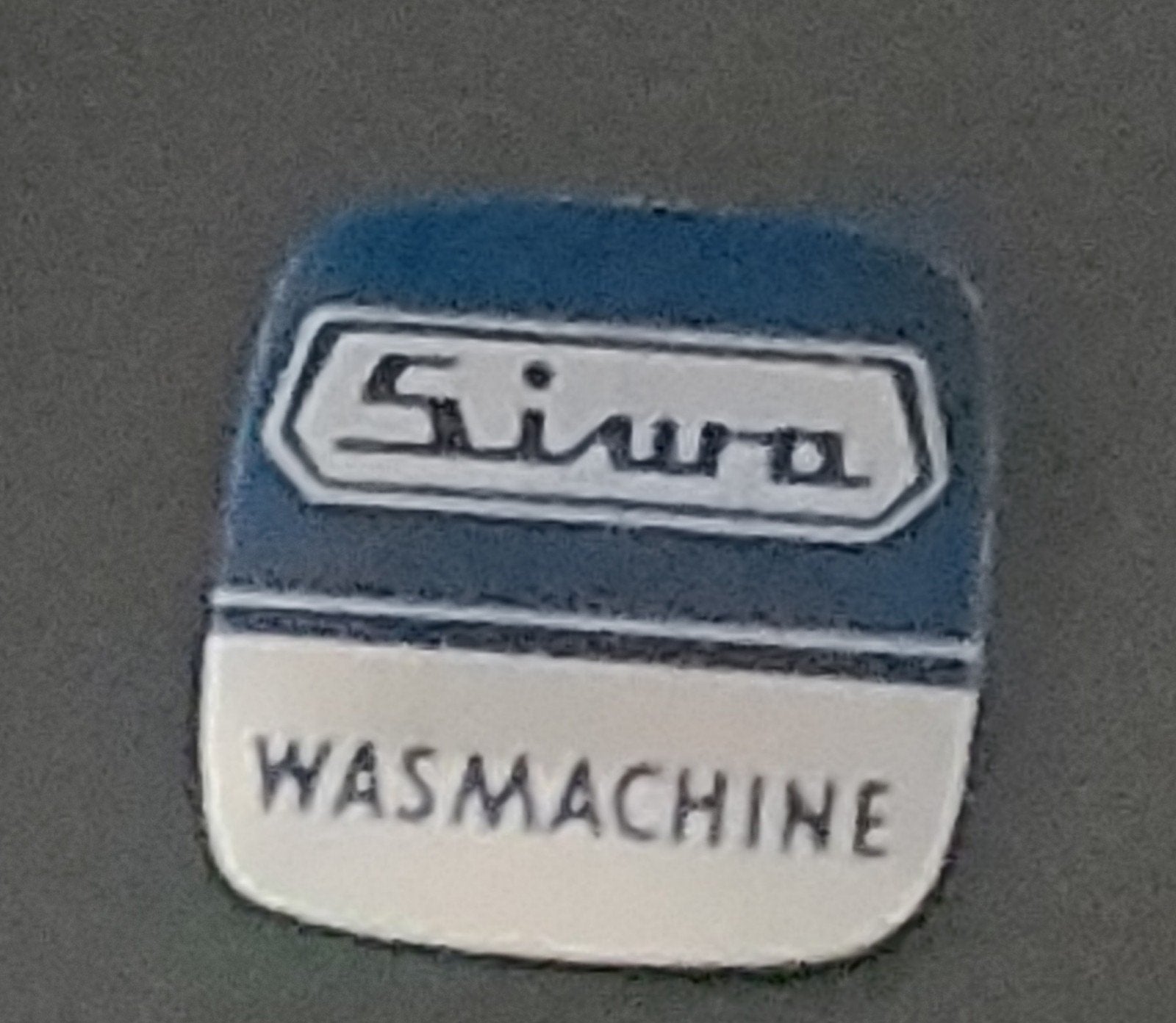 Vintage Siwa Wasmachine Speldje, Verzenden, Gebruikt, Merk, Speldje of Pin