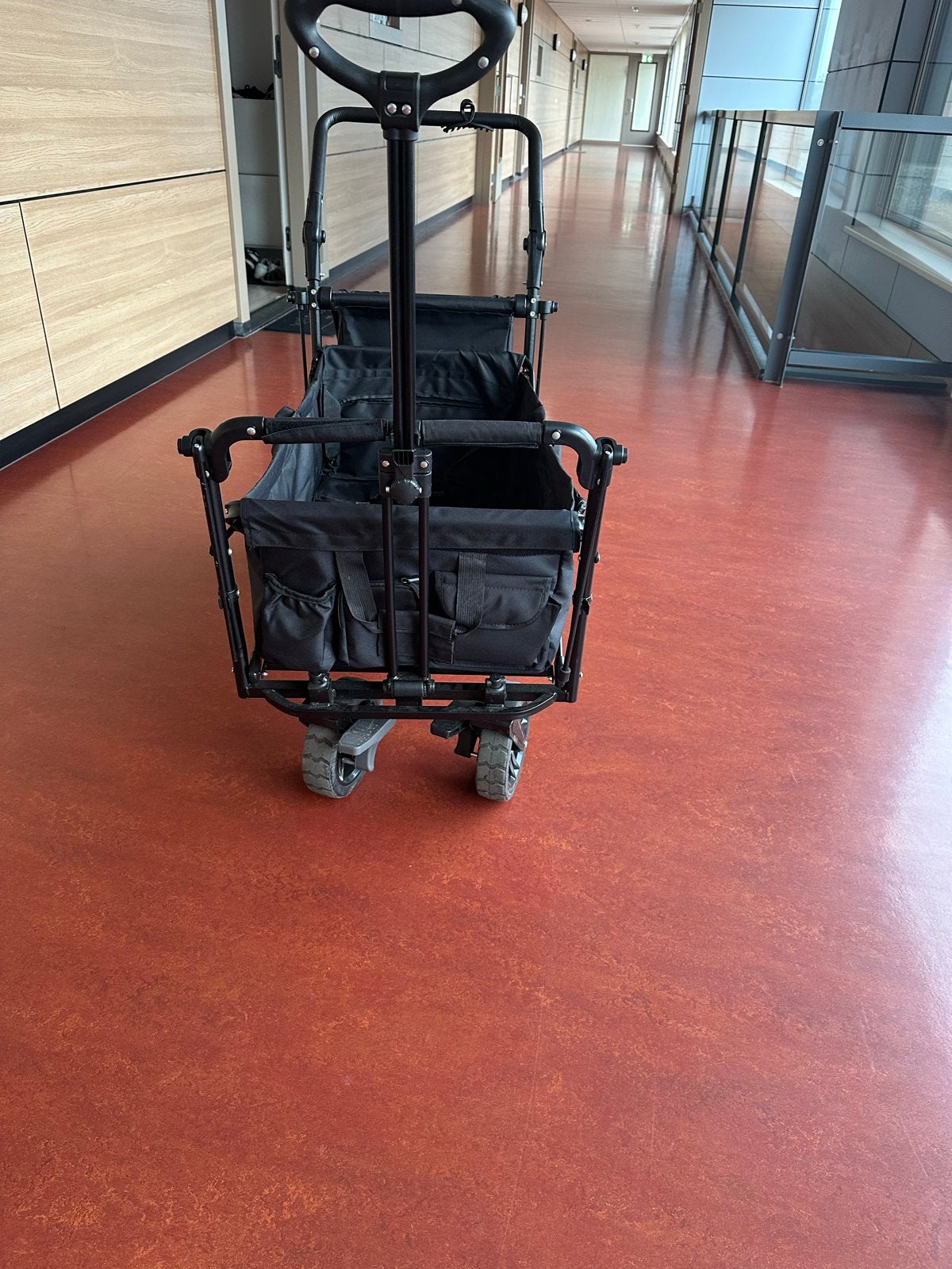 Wölkli opvouwbare bolderkar met riempjes - 100kg draagvermog, Caravans en Kamperen, Ophalen, Opvouwbaar, Zo goed als nieuw