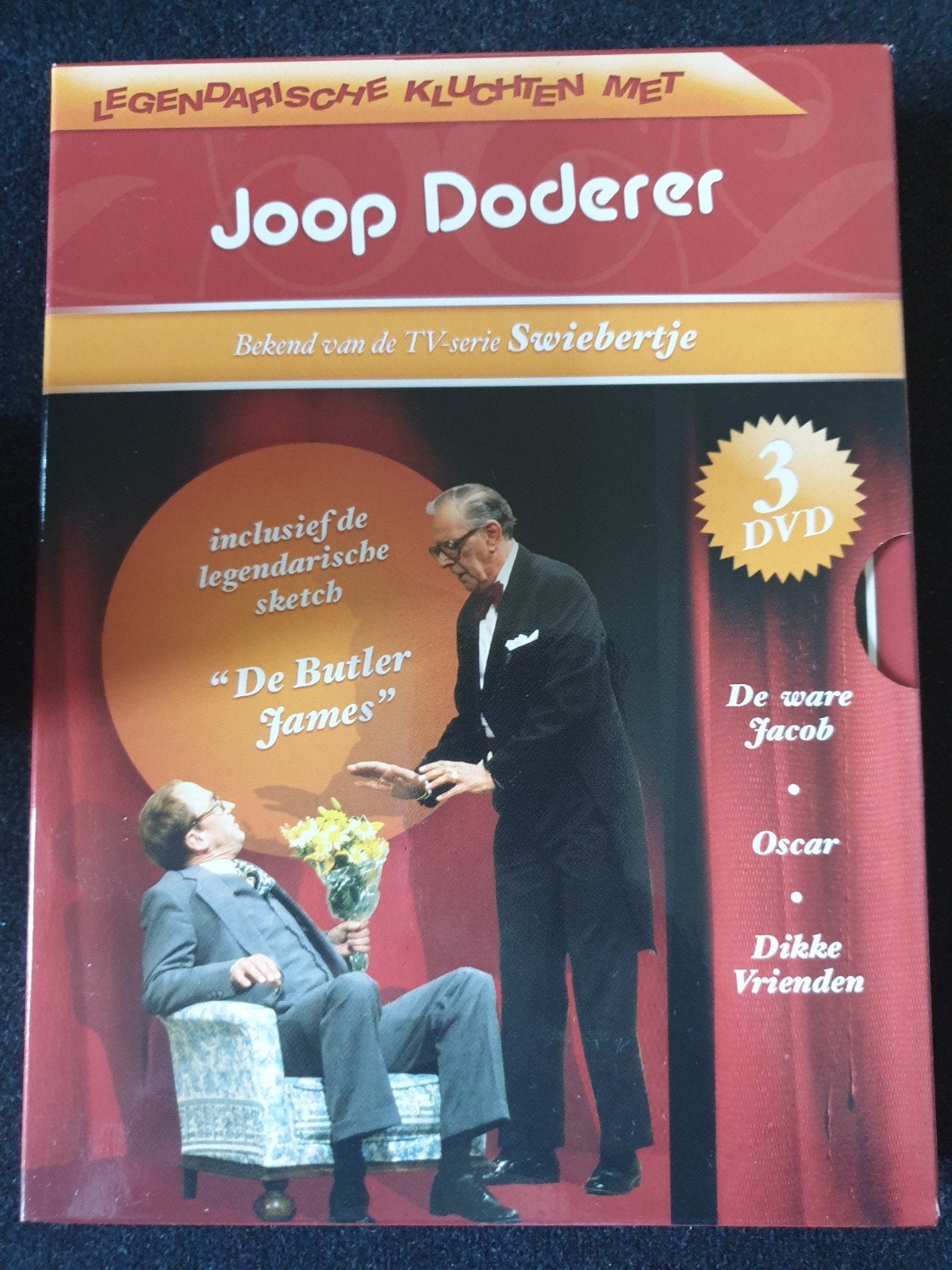Joop Doderer - 3x2 uur gezellig avondje uit (3 DVD Box), Alle leeftijden, Nederlands, Zo goed als nieuw, Komedie