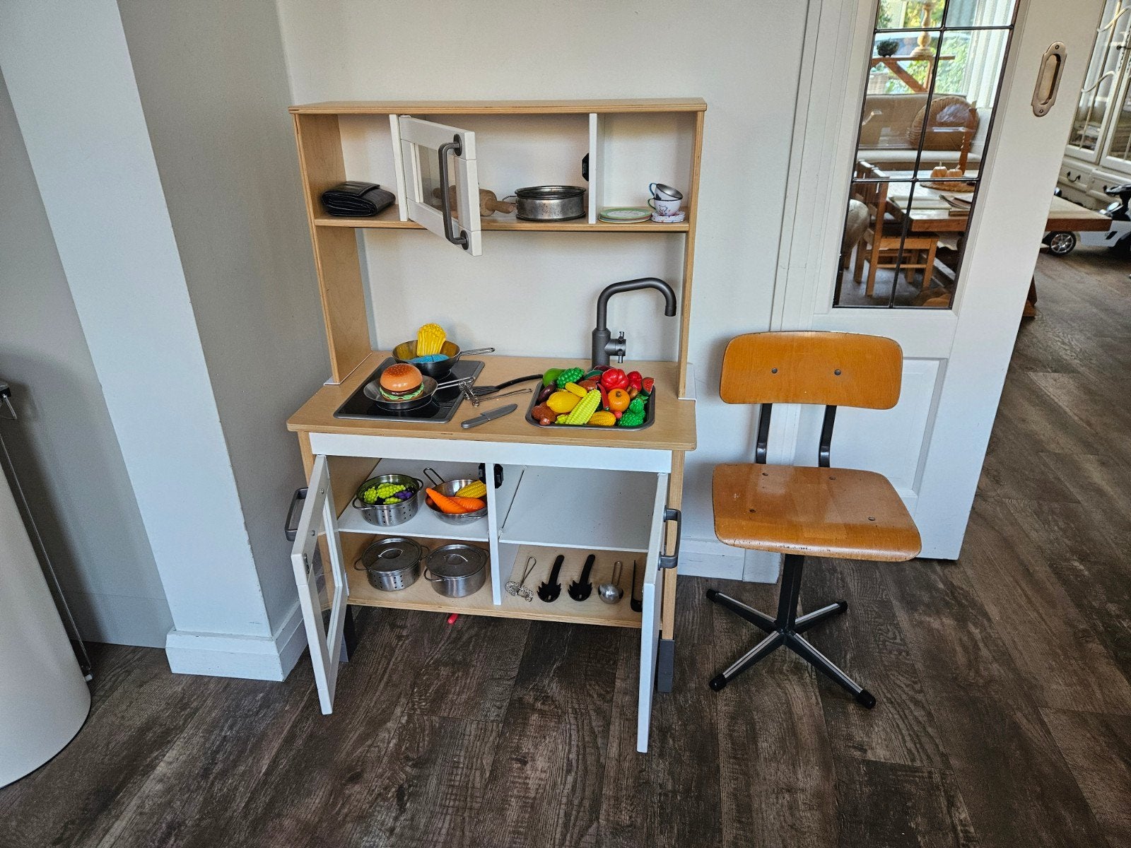 Ikea Duktig keukentje compleet I stoel I portortomee I geld, Ophalen, Gebruikt, Ontdekken