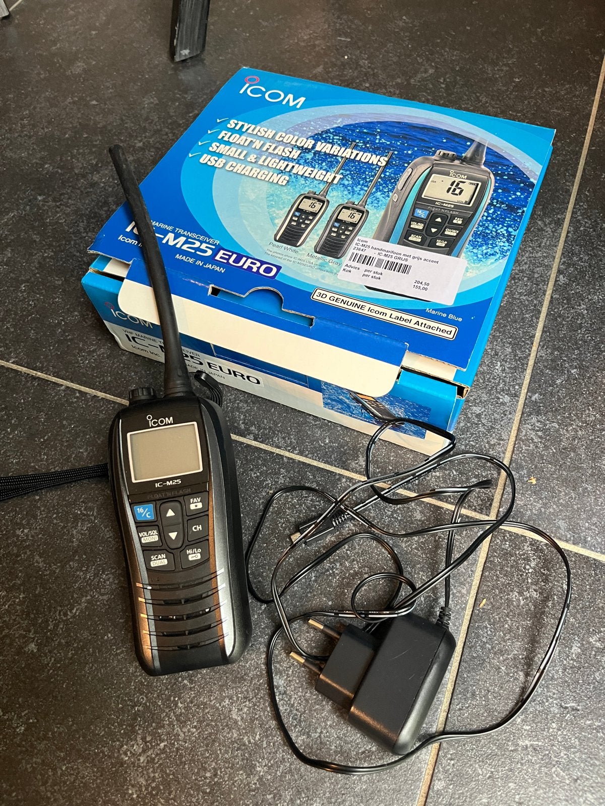 Icom IC-M25 Handmarifoon - Drijft en Knippert!, Ophalen of Verzenden, Zo goed als nieuw, Overige typen