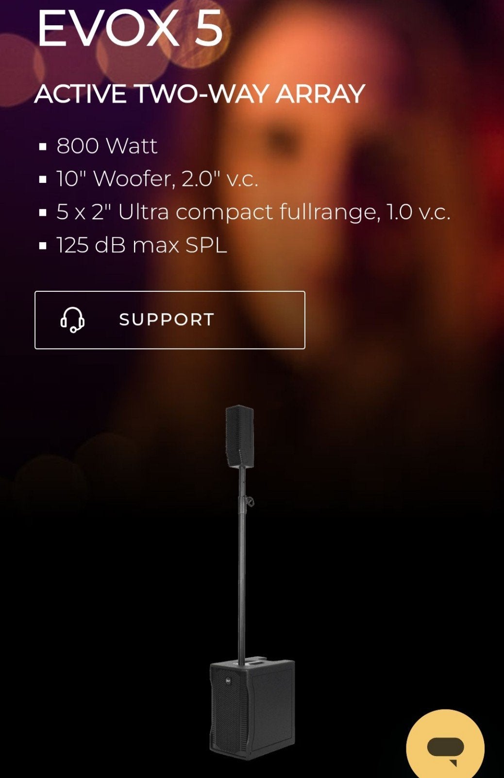 Gezocht!!!  RCF evox5, Speakerset, Zo goed als nieuw, Ophalen, 150 watt of meer