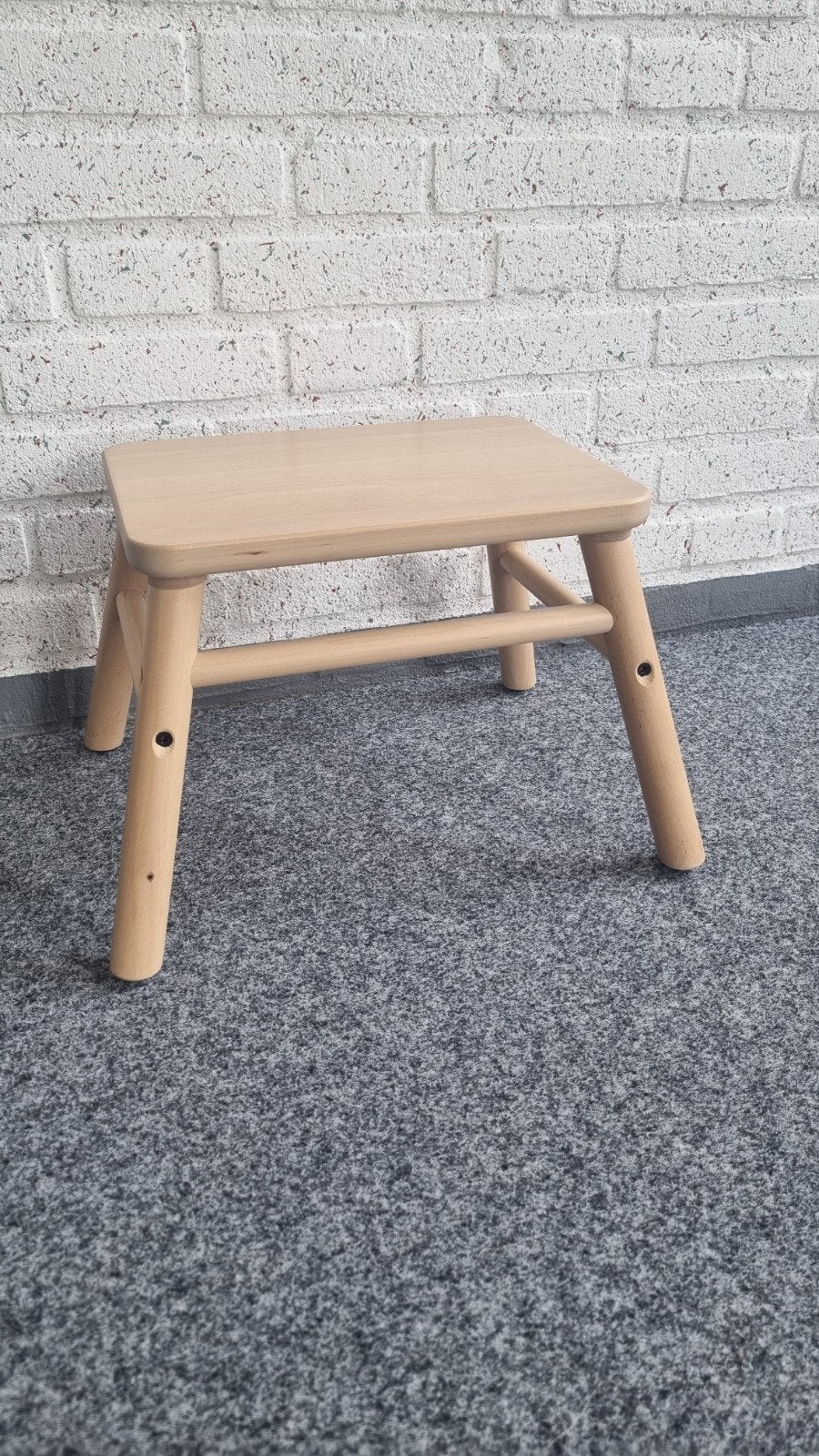 IKEA VILTO Badkamerkruk van berkenhout in goede staat, Ophalen, Zo goed als nieuw, Hout