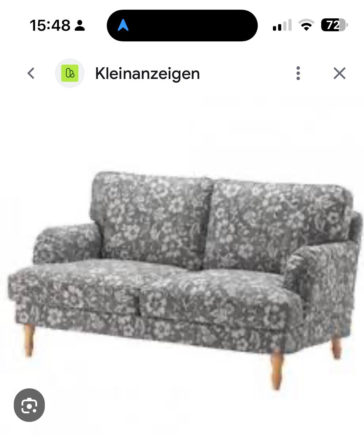 Bank hoes ikea, Ophalen, Nieuw, Tweepersoons, Minder dan 150 cm