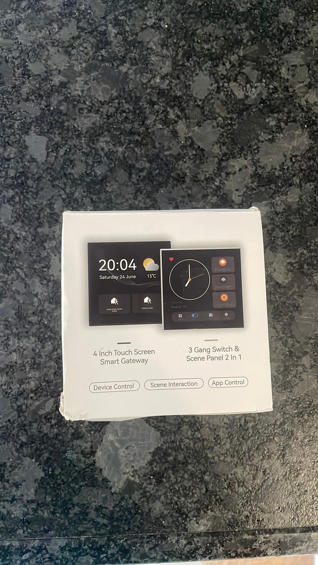 T3E T3-EU3-Z0 4” Touchscreen 3-Gang Zigbee Smart Wall Switch, Ophalen of Verzenden, Nieuw