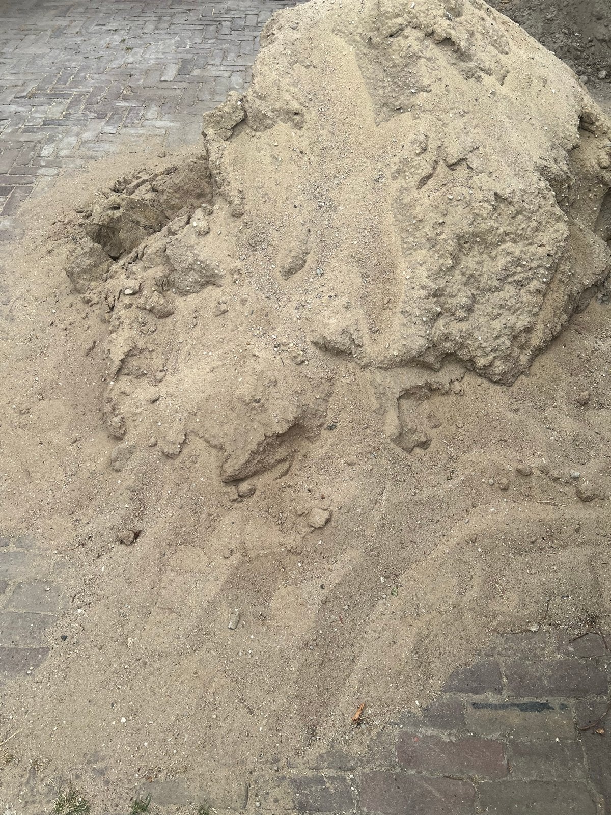 1 kuub zand - Ophoogzand of Straatzand, Ophalen, Gebruikt, Straatzand