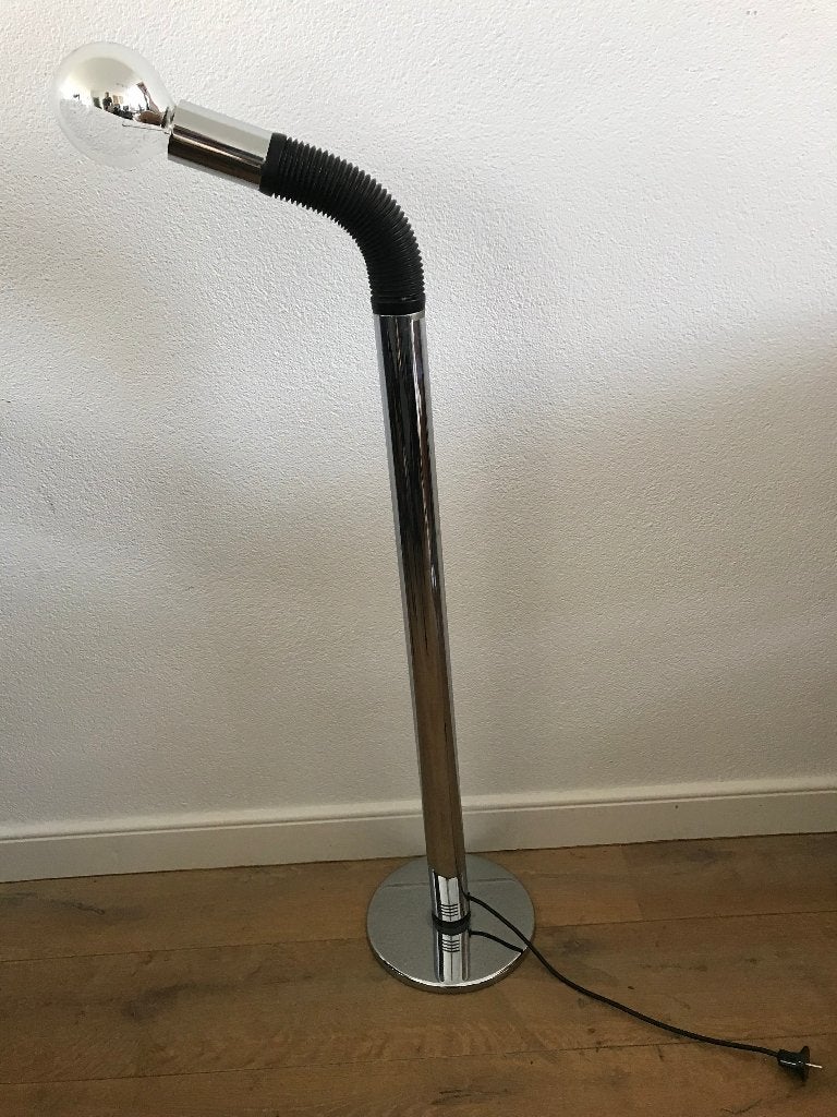 Vloerlamp lamp Targetti Sankey Elbow Bendi design Vintage, Ophalen, Nvt, 150 tot 200 cm, Nvt