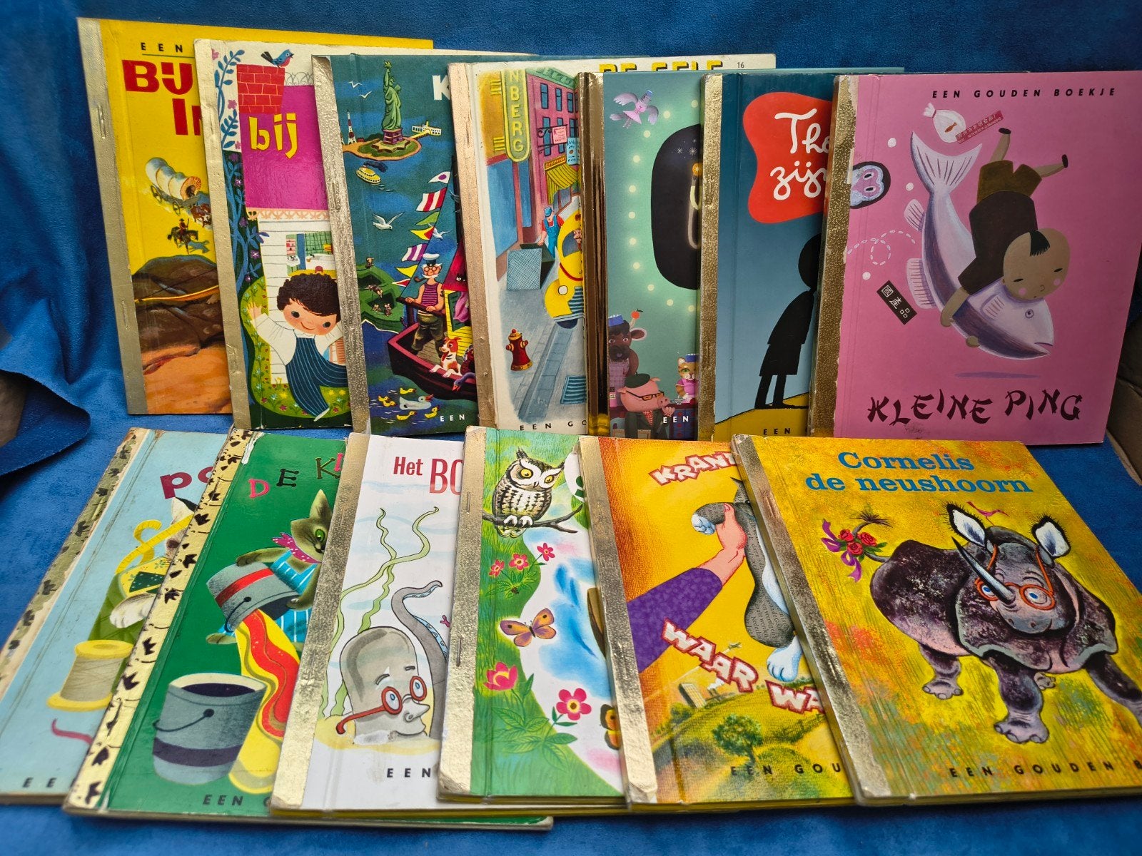 Gouden Boekjes Collectie: 12 Vintage Kinderboeken, Boeken, Ophalen of Verzenden, Gelezen, Fictie algemeen